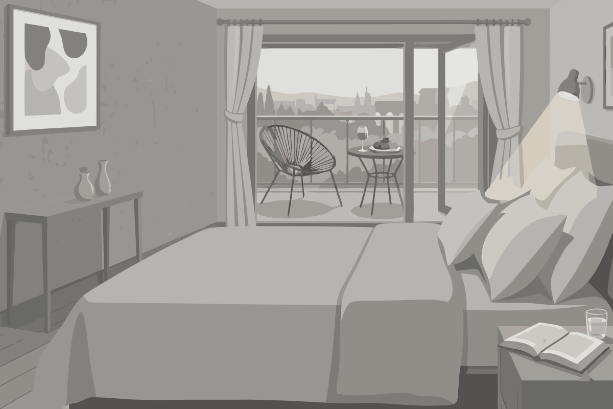Angebot - Zimmer im Untergeschoss - ohne Aussicht